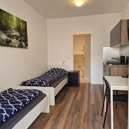Apartment City-apartment-mittelsee - 10 Min Nach Frankfurt - Schnelles Internet *
